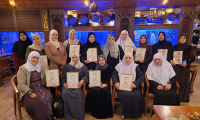 دار القرآن الكريم- جلحولية تكرم أخوات من الجيل الذهبي في جلجولية بعد حفظ سورتي البقرة وآل عمران